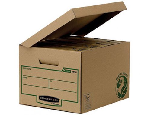 Caixa para arquivo morto fellowes em cartao reciclado capacidade 4 caixas de arquivo 80 mm 269x340x400 mm , Fellowes , 62768 , 0043859577958